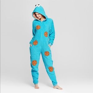 Cookie Monster Onesie / Halloween costume